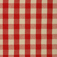 Aldsworth Check Glitz Fabric / Red