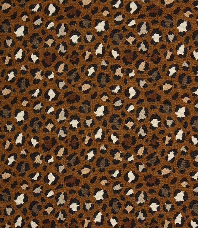 Tropical Cat Fabric / Peanut - Just Fabrics