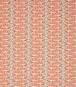 Cornish Sardines Fabric / Orange - Just Fabrics