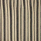Aldsworth Stripe Fabric / Noir - Just Fabrics