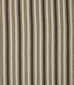 Aldsworth Stripe Fabric / Noir - Just Fabrics