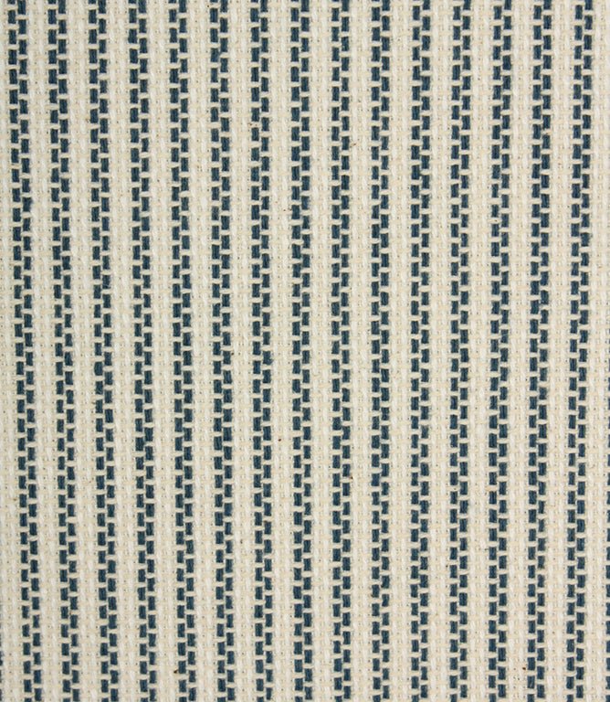 Highbury Stripe Fabric / Indigo - Just Fabrics