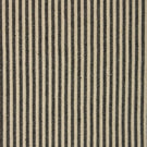 Aldsworth Ticking Fabric / Noir - Just Fabrics