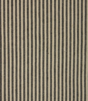 Aldsworth Ticking Fabric / Noir
