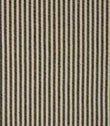Aldsworth Ticking Fabric / Noir - Just Fabrics