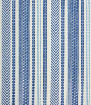 Iona Stripe Outdoor Fabric / Marine