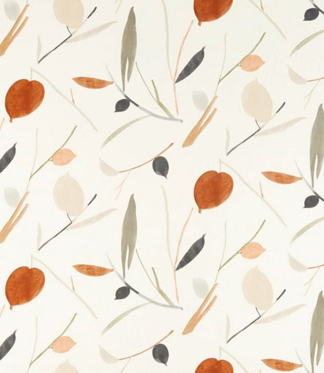 Oxalis Fabric / Spice / Raffia - Just Fabrics