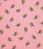 Bumblebee Fabric / Candy Pink - Just Fabrics