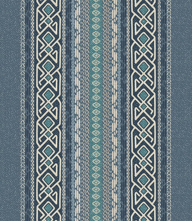 Livadia FR Upholstery Fabric / Denim - Just Fabrics