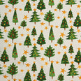 Festive Spruce Fabric / White