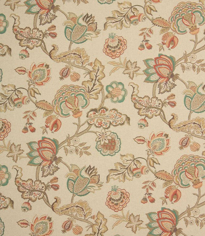 Jacobean Fabric / Stucco - Just Fabrics