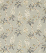 Chestnut Tree Fabric / Grey Blue / Sage - Just Fabrics