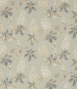 Chestnut Tree Fabric / Grey Blue / Sage - Just Fabrics