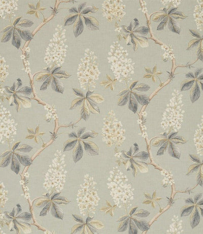 Chestnut Tree Fabric / Grey Blue / Sage