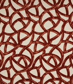 Orbit Fabric / Claret - Just Fabrics