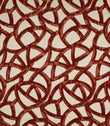 Orbit Fabric / Claret - Just Fabrics