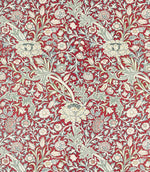 Trent Fabric / Madder / Webb's Blue - Just Fabrics