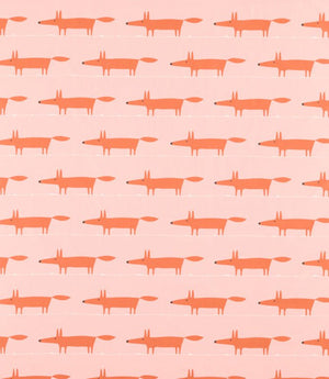 Midi Fox Fabric / Milkshake / Rose