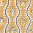 Elbury Vine Fabric / Ochre