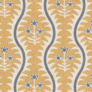 Elbury Vine Fabric / Ochre - Just Fabrics