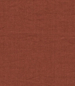 Rue Linen Fabric / Brick
