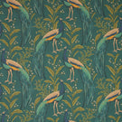 Mr Peacock Fabric / Teal - Just Fabrics