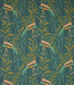 Mr Peacock Fabric / Teal - Just Fabrics