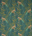 Mr Peacock Fabric / Teal - Just Fabrics