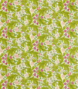 Leicester Fabric / Sour Green / Plum - Just Fabrics