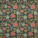 Mia Fabric / Navy - Just Fabrics