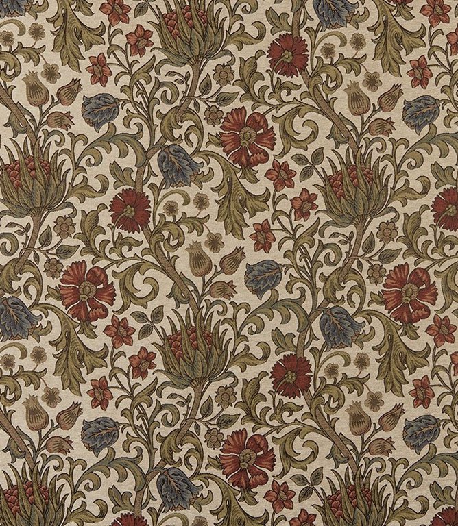Chalfont Fabric / Cayenne - Just Fabrics