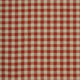 Cotswold Linen Check Fabric / Terracotta