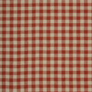 Cotswold Linen Check Fabric / Terracotta - Just Fabrics
