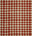 Cotswold Linen Check Fabric / Terracotta - Just Fabrics