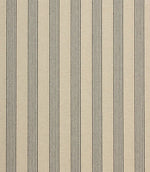 Ludlow Stripe Fabric / Black - Just Fabrics