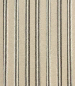 Ludlow Stripe Fabric / Black