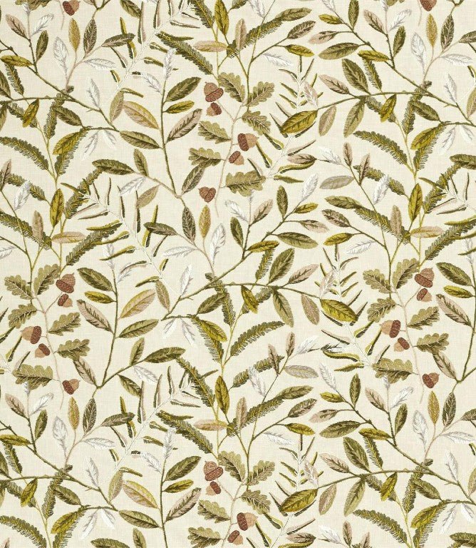 Quercus Fabric / Pesto - Just Fabrics