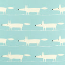 Mr Fox Fabric / Sky - Just Fabrics