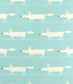 Mr Fox Fabric / Sky - Just Fabrics