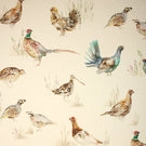 Game Birds Fabric / Cream - Just Fabrics