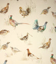 Game Birds Fabric / Cream - Just Fabrics