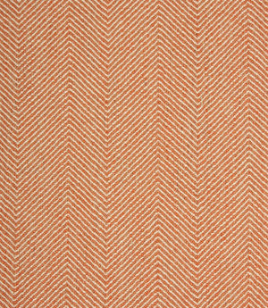 Charlbury Herringbone Fabric / Terracotta