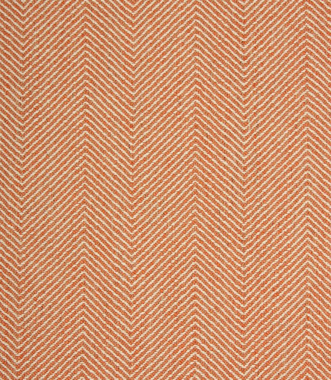 Charlbury Herringbone Fabric / Terracotta - Just Fabrics