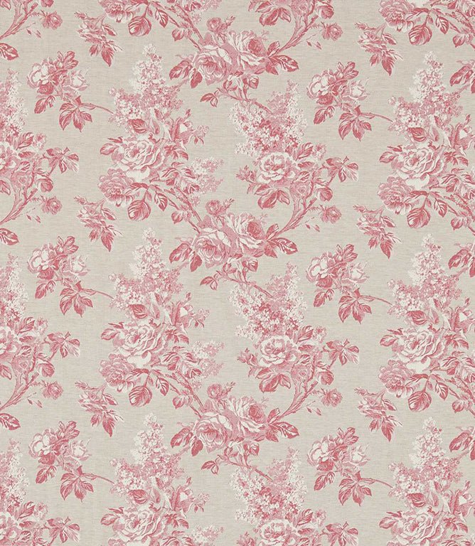 Sorilla Damask Fabric / Rose Linen - Just Fabrics