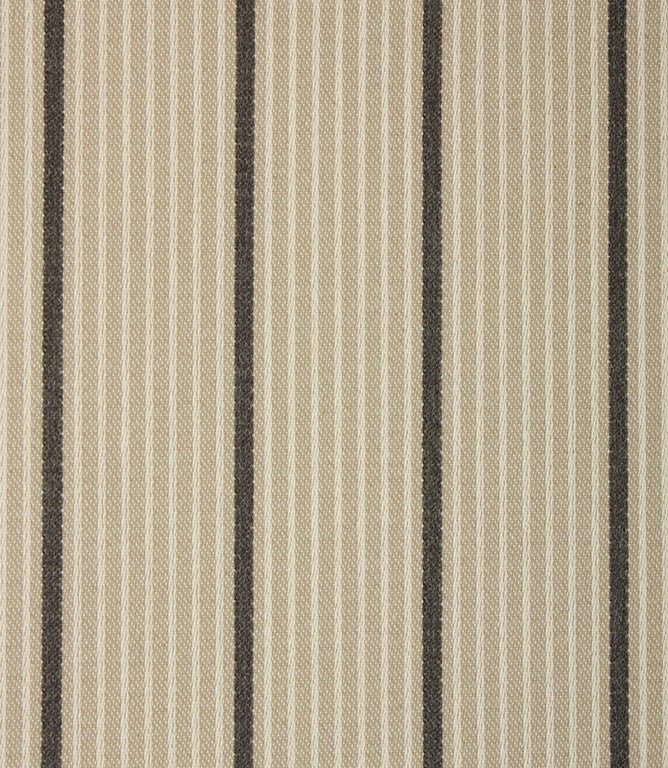 Baltimore Stripe FR Fabric / Stone / Navy - Just Fabrics