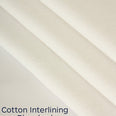 Cotton Interlining Fabric / Bleached