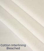 Cotton Interlining Fabric / Bleached - Just Fabrics