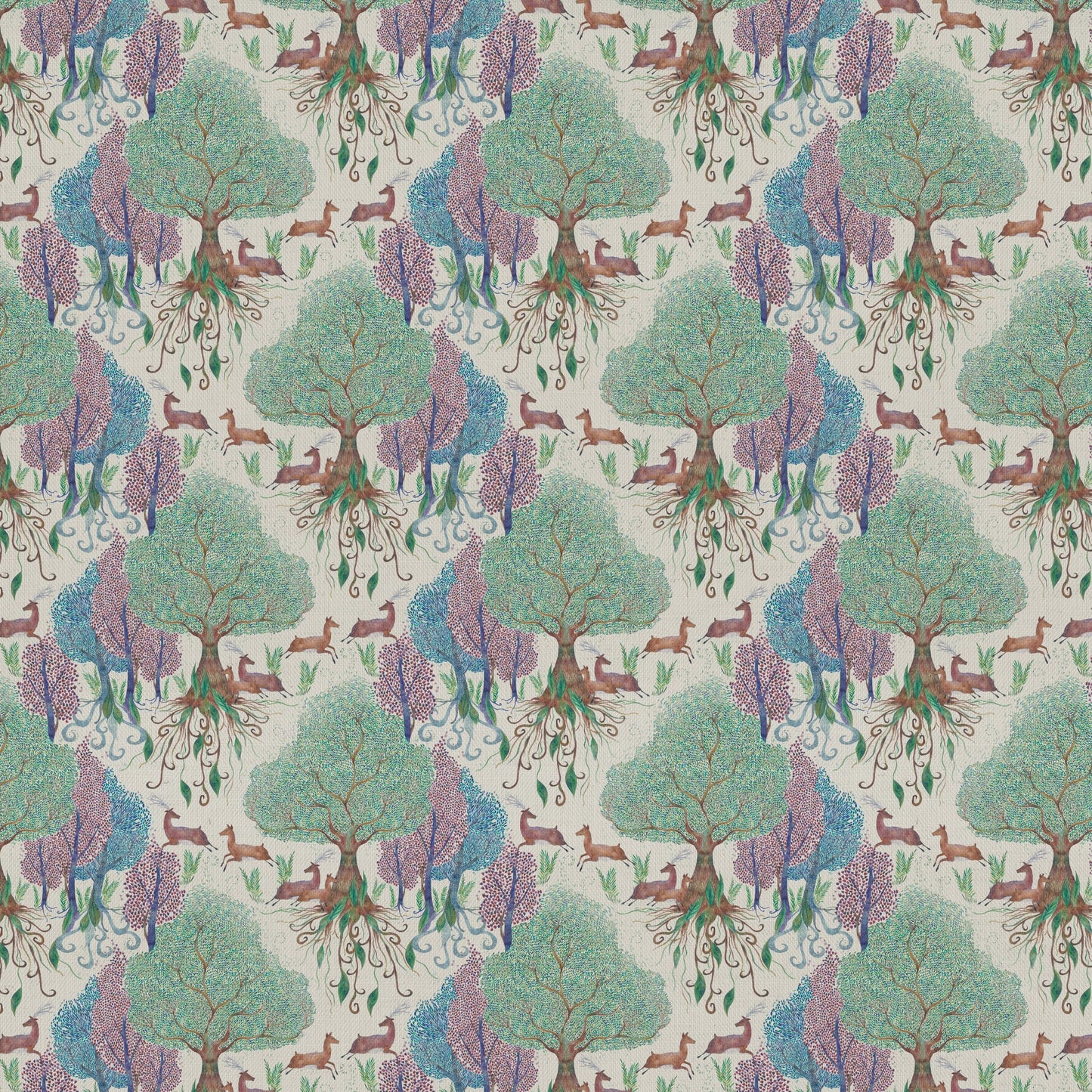 Willow Woods Fabric / Dawn - Just Fabrics