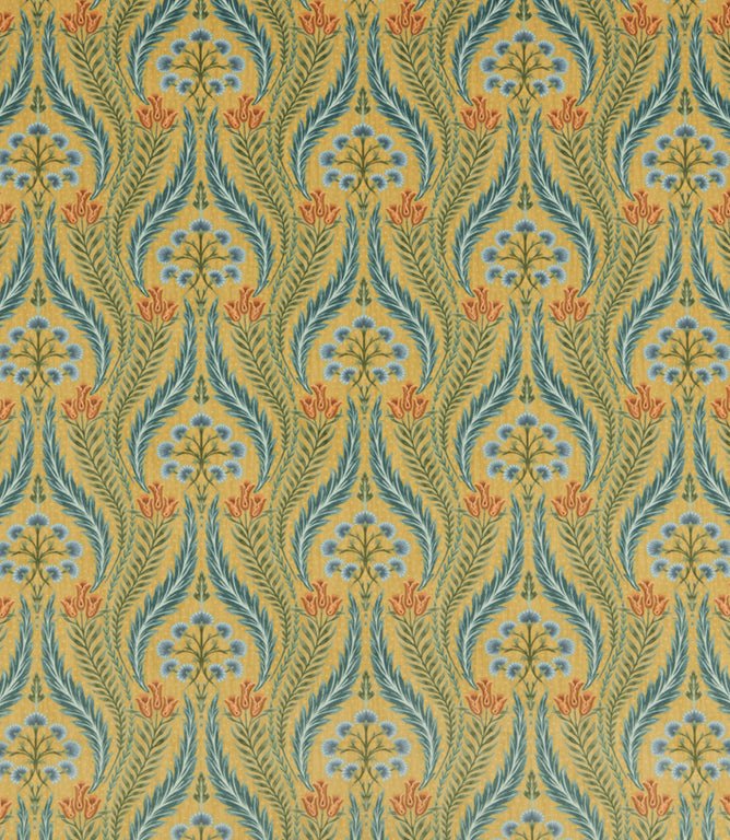 Verini Velvet Fabric / Ochre - Just Fabrics
