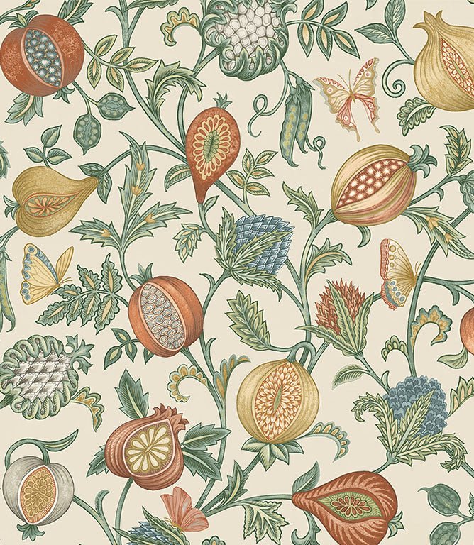 Medina FR Fabric / Papaya - Just Fabrics